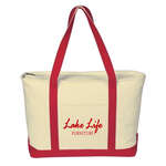 Imprinted Bags - Large Heavy Cotton Canvas Boat Tote