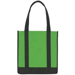 Non-Woven Two-Tone Shopper Tote Bag 