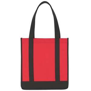 Non-Woven Two-Tone Shopper Tote Bag 