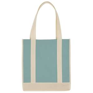 Non-Woven Two-Tone Shopper Tote Bag 
