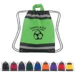 Promotional Backpacks - Small Non-Woven Reflective Hit Sports Pack