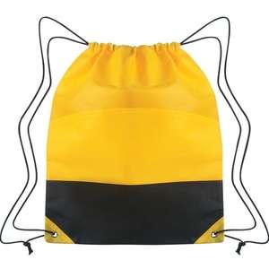Non-Woven Two-Tone Drawstring Sports Pack