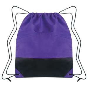 Non-Woven Two-Tone Drawstring Sports Pack