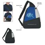 Wholesale Sling Bags - Color Block Sling Backpack