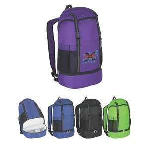 Custom Promotional Budget Sports Backpack with Insulated Bottom
