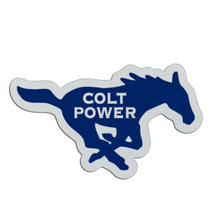 Custom Promotional Horse Badge 3-3/8"x2"