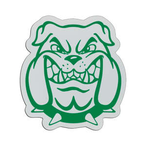 Custom Promotional Bulldog Head Badge 2-5/8"x2-1/2"