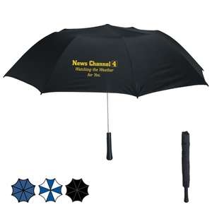 Custom Promotional 56" Arc Giant Telescopic Folding Umbrella