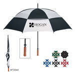 Custom Umbrellas - 68" Arc Vented Windproof Umbrella