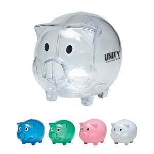 Custom Promotional Plastic Piggy Bank