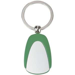 Tear Drop Metal Key Tag