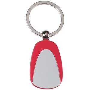 Tear Drop Metal Key Tag