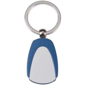 Custom Promotional Tear Drop Metal Key Tag