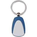 Business Metal Keychains - Tear Drop Metal Key Tag