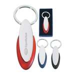 Promotional Metal Keychains - Oval Metal Key Tag