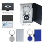 Promotional Corporate Gifts - 2 in 1 Key Tag/Business Card Holder
