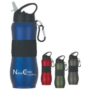 28 Oz Stainless Steel Sport Grip Bottle