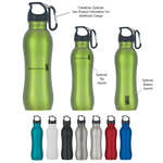 Custom Water Bottles - 25 Oz Stainless Steel Grip Bottle