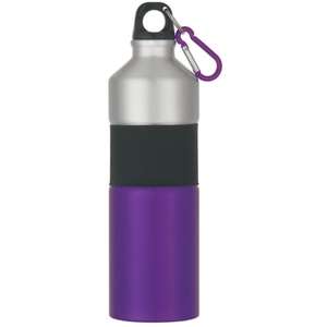 25 Oz Two-Tone Stainless Steel Bottle with Rubber Grip