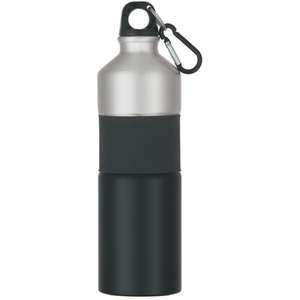 Custom Promotional 25 Oz Two-Tone Stainless Steel Bottle with Rubber Grip