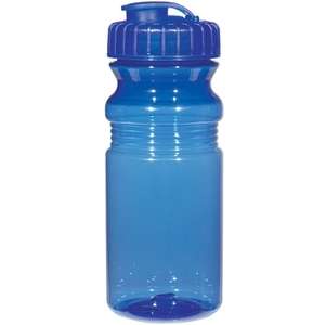 Poly-Clear 20 Oz Fitness Bottle with Super Sipper Lid