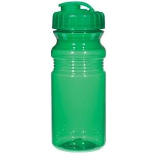 Poly-Clear 20 Oz Fitness Bottle with Super Sipper Lid