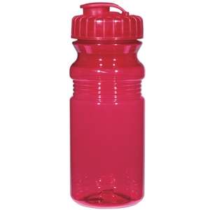 Poly-Clear 20 Oz Fitness Bottle with Super Sipper Lid