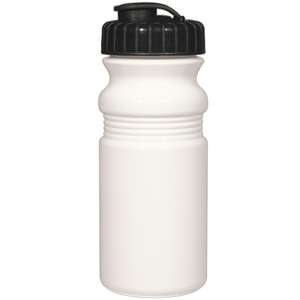 Poly-Clear 20 Oz Fitness Bottle with Super Sipper Lid