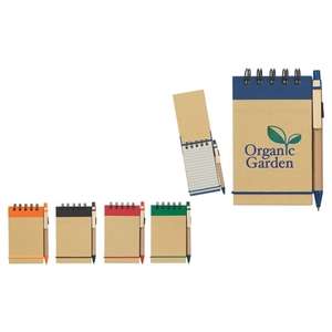 Eco-Friendly Spiral Jotter and Pen