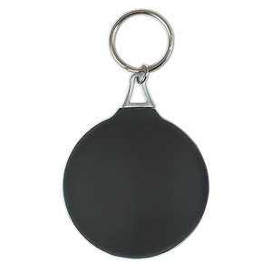 Rubber Key Chain with Microfiber Cleaning Cloth 