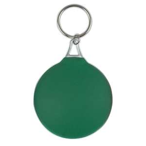 Rubber Key Chain with Microfiber Cleaning Cloth 
