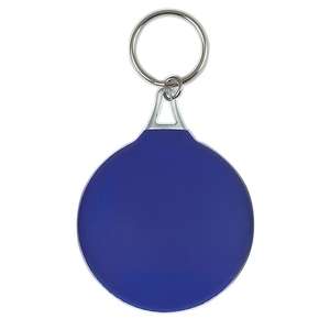 Rubber Key Chain with Microfiber Cleaning Cloth 