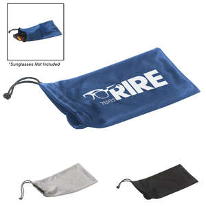 Custom Promotional Microfiber Pouch with Drawstring