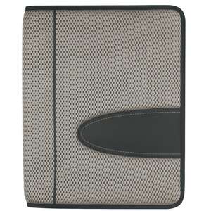 Eclipse Mesh 8-1/2" X 11" Zippered Portfolio with Calculator 