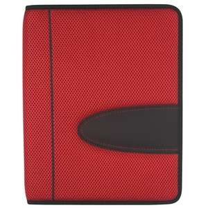 Eclipse Mesh 8-1/2" X 11" Zippered Portfolio with Calculator 