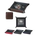 Personalized Valets & Organizers - Pebbled Grain Leather Look Foldable Tray