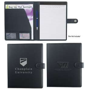 Custom Promotional Pebble Grain 8-1/2" X 11" Portfolio