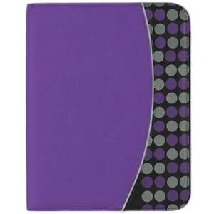 Non-Woven 8-1/2" X 11" Polk-A-Dot Padfolio 
