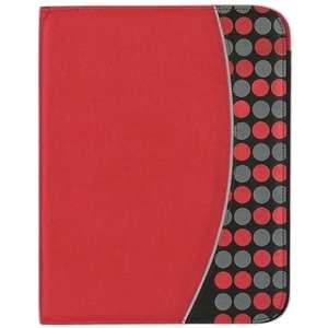 Non-Woven 8-1/2" X 11" Polk-A-Dot Padfolio 
