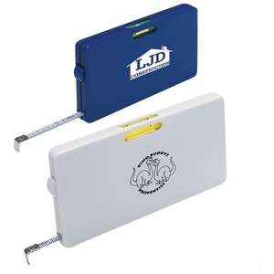 Rectangular Tape Measure with Level 