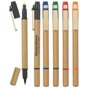 Dual Function Eco-Friendly Pen / Highlighter 