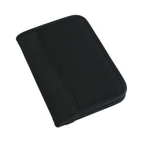Small Microfiber Portfolio with Embossed PVC Trim