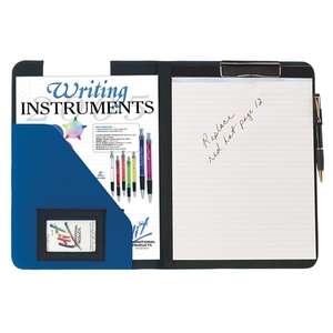 Microfiber Clip Board with Embossed PVC Trim
