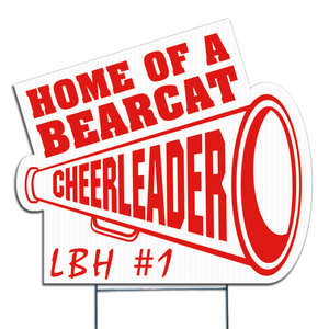 Custom Promotional Megaphone Custom Yard Sign 24"x24"