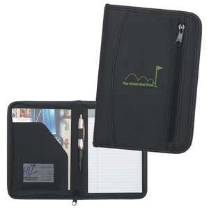 Custom Promotional Zip-Up Small Traveler Portfolio