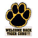 Business Banners, Mats & Signs - Paw with Nameplate Yard Sign 24"x19"