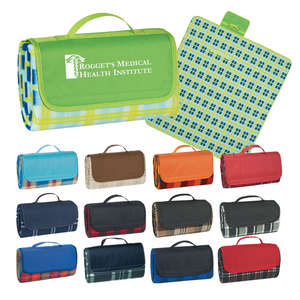 Custom Promotional Roll-Up Picnic Blanket