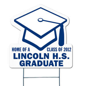 Graduate Custom Yard Sign 24"x24"