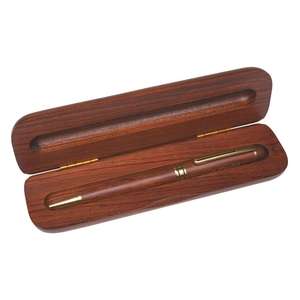 Custom Promotional Rosewood Pen and Wooden Case Set