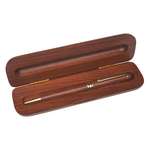 Promotional Pen & Pencil Sets - Rosewood Pen and Wooden Case Set